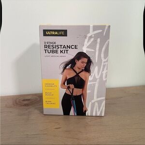 New in Box Ultra Life Tighten and Tone Workout Resistance Tube Kit